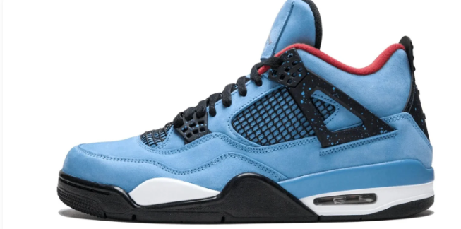 Air Jordan 4 Retro – Blue / Black / Red