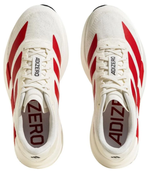 adidas Adizero EVO SL Running Shoes – Off-White / Red