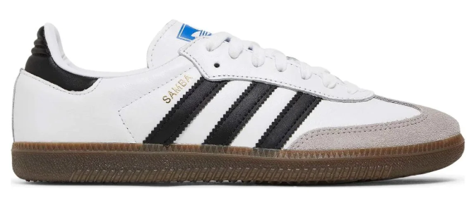 adidas Women's Samba OG Sneakers – Cloud White/Core Black