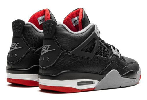 Air Jordan 4 Retro GS “Bred Reimagined” – Black / Cement Grey / Red