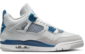 Air Jordan 4 Retro “Military Blue” 2024 – White / Blue / Neutral Grey