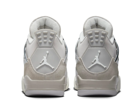 Air Jordan 4 Retro Women’s “Frozen Moments” – Light Grey / Metallic Silver / Cream