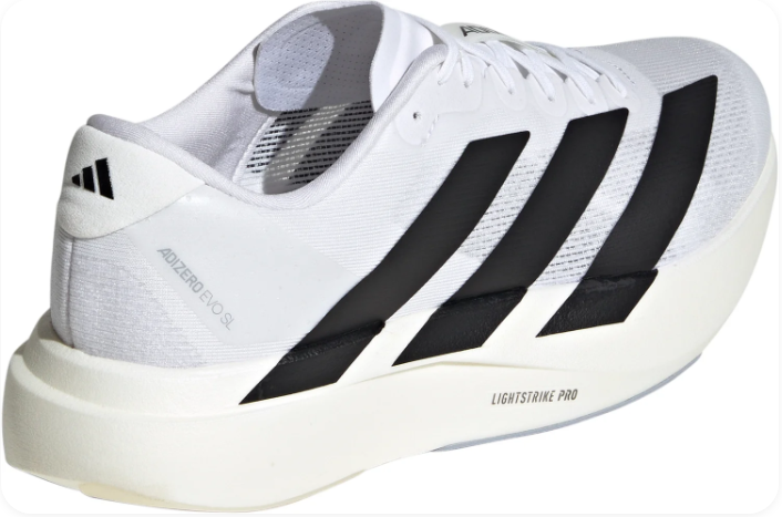 adidas Adizero EVO SL Men’s Running Shoes – White / Black / Cream