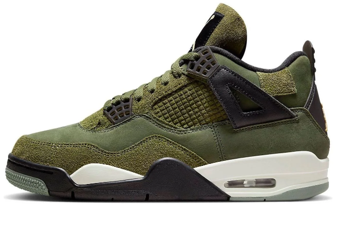 Air Jordan 4 Retro SE Craft “Olive” – Medium Olive / Black / Cream