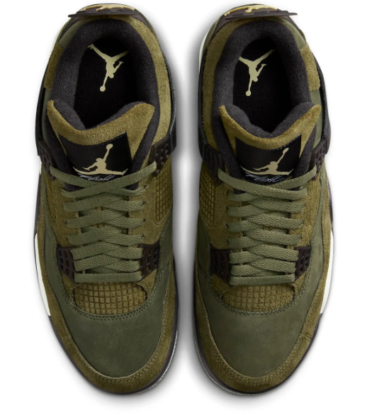 Air Jordan 4 Retro SE Craft “Olive” – Medium Olive / Black / Cream