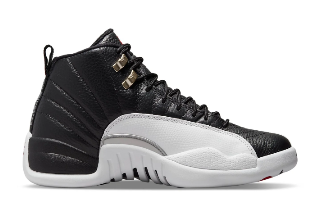 Air Jordan 12 Retro "Playoffs" (2022) Sneakers - Black / White / Silver