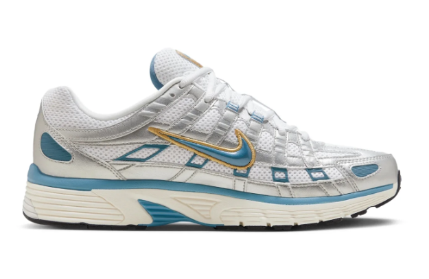 Nike P-6000 Men's Sneakers – Metallic Silver/Aegean Storm