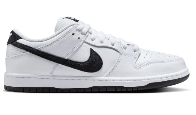 Nike SB Dunk Low Pro Skate Shoes – White/Black