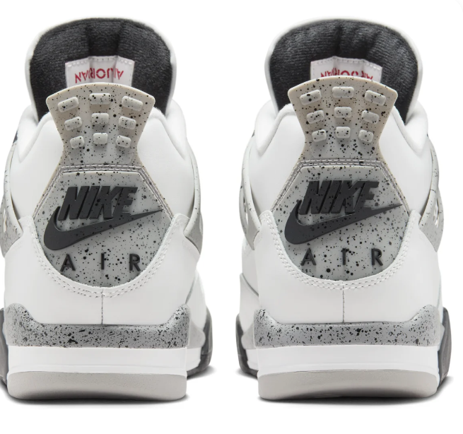 Air Jordan 4 Retro “White Cement” 2025 – White / Cement Grey / Black