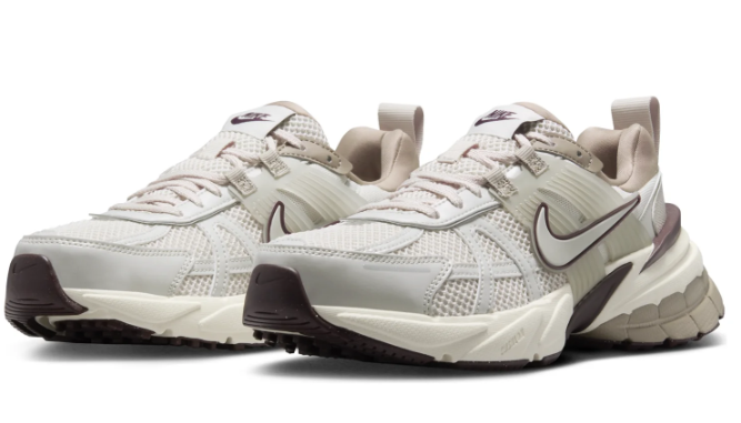 Nike Women's V2K Run Sneakers – Light Greenish Brown/Khaki