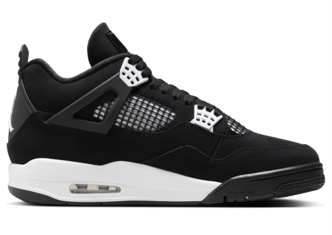 Air Jordan 4 Retro “White Thunder” 2024 – Black / White
