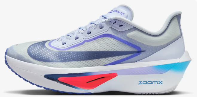 Nike Zoom Fly 6 Men's Running Shoes – Light Gray & Purple