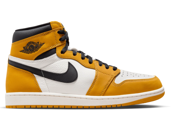 Air Jordan 1 Retro High OG Men’s Sneakers | Yellow Ochre