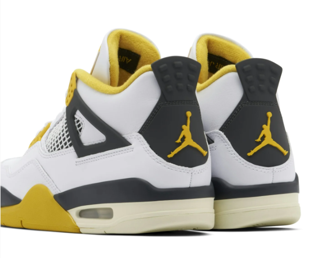 Air Jordan 4 “Vivid Sulfur” 2024 – White / Yellow / Black