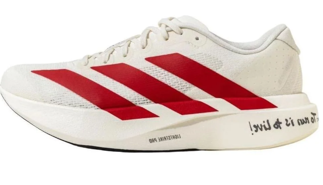adidas Adizero EVO SL Running Shoes – Off-White / Red