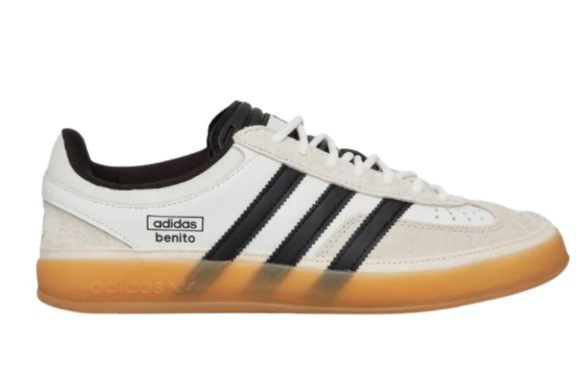 adidas Originals Gazelle Indoor Sneakers – Benito White/Black/Gum