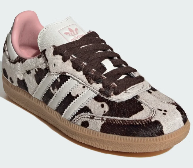 adidas Women's Samba Sneakers – Cow Print