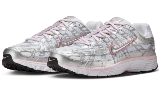 Nike P-6000 Women’s “White Elemental Pink” – White / Metallic Silver / Pink
