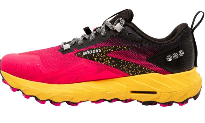 Brooks Cascadia 17 Women's Trail Running Shoes - Pink / Black / Yellow