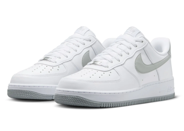 Nike Air Force 1 Low '07 Men's Sneakers – White/Wolf Grey