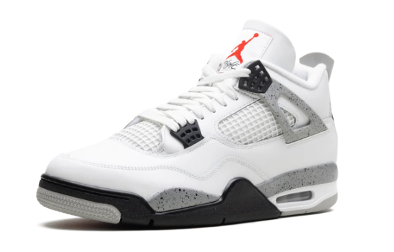 Air Jordan 4 Retro “White Cement” 2025 – White / Cement Grey / Black