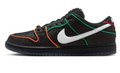 Nike SB Dunk Low Pro QS Skate Shoes – Black/White/Challenge Red
