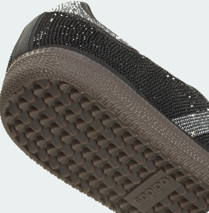 adidas Samba OG Rhinestone Women’s – Black / Silver / Gum Brown