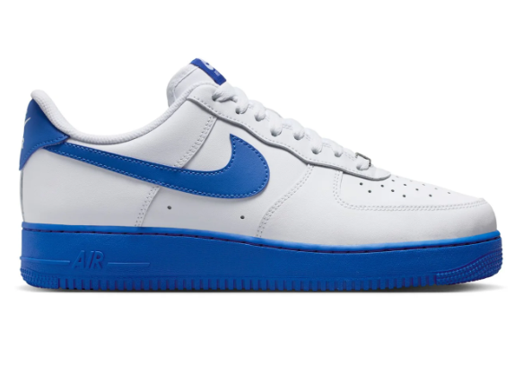 Nike Air Force 1 Low ’07 Men’s Sneakers | White / Game Royal | FJ4146-126