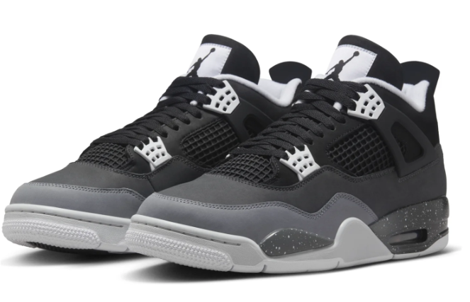 Air Jordan 4 Retro “Fear” 2024 – Black / Grey / Light Grey