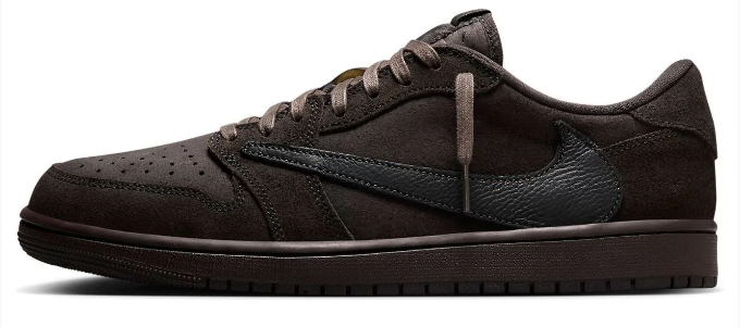 Travis Scott x Air Jordan 1 Retro Low OG SP “Velvet Brown” – Brown / Black
