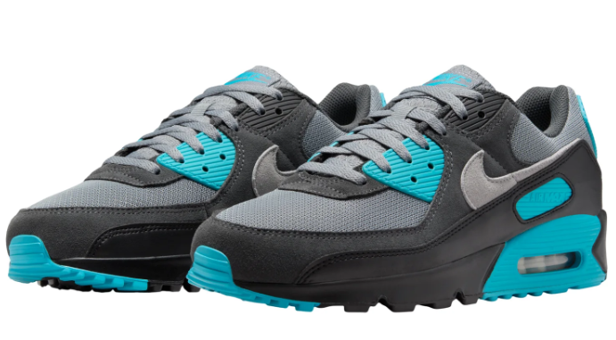 Nike Air Max 90 Sneakers – Cool Grey/Dusty Cactus/Black