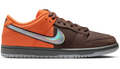 Nike SB Dunk Low Pro 'Muni Fast Pass' Skate Shoes – Safety Orange / Baroque Brown