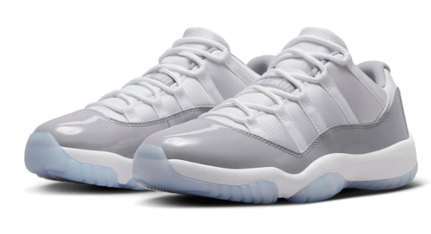 Air Jordan 11 Retro Low “Cement Grey” – White / Cement Grey