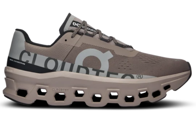 On Men's Cloudmonster Running Shoes – Cinder/Fog