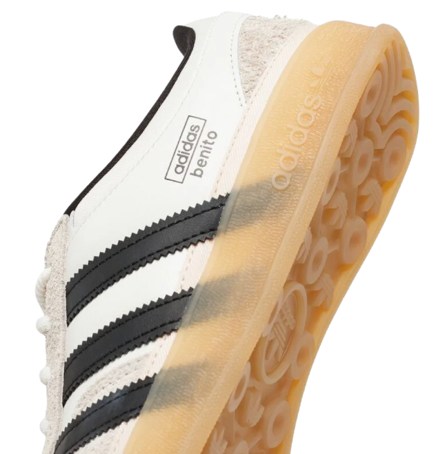 adidas Originals Gazelle Indoor Sneakers – Benito White/Black/Gum