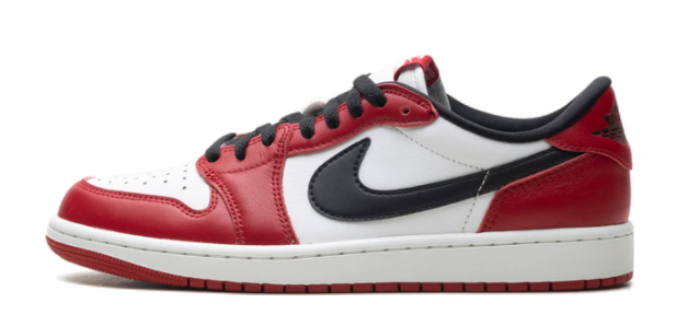Air Jordan 1 Retro Low OG “Chicago” (2025) – Red / White / Black