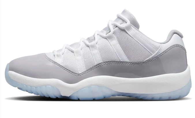 Air Jordan 11 Retro Low “Cement Grey” – White / Cement Grey