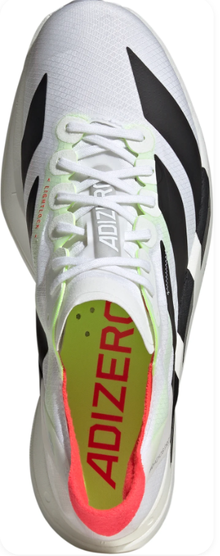 adidas Adizero Adios Pro 4 Men’s Running Shoes – White / Black / Coral Red