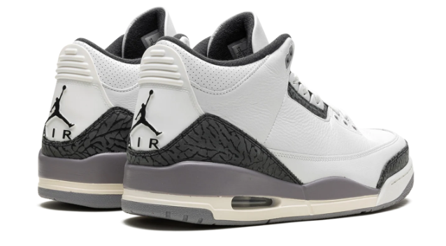 Air Jordan 3 Retro “Cement Grey” – White / Grey / Black