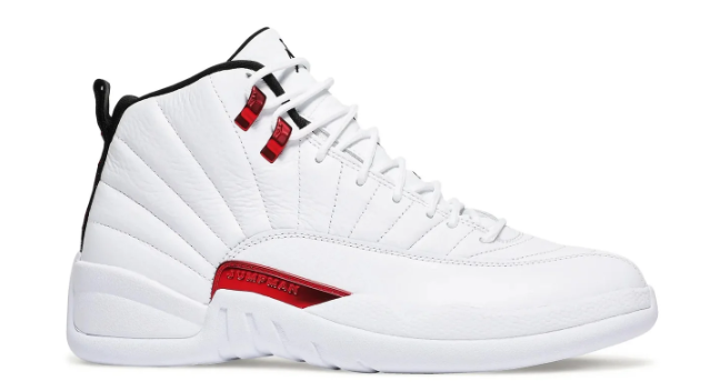 Air Jordan 12 Retro 'Twist' – White, University Red & Black