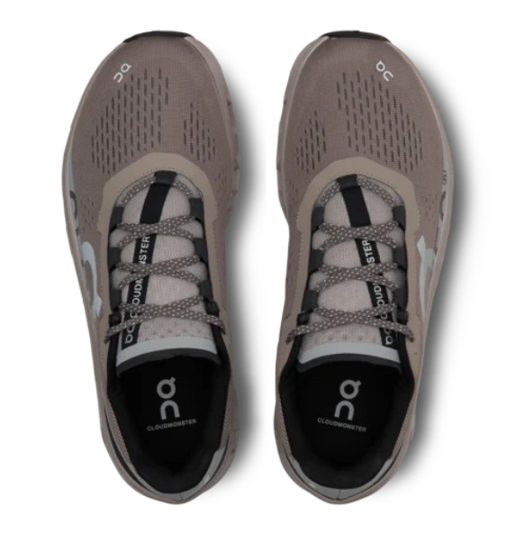 On Men's Cloudmonster Running Shoes – Cinder/Fog
