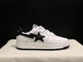 A BATHING APE BAPE STA Low-Top Sneakers – White & Black