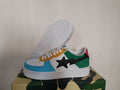 BAPE STA Low-Top Sneakers – Multicolor & White