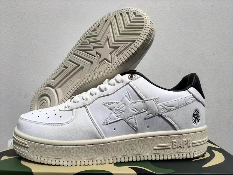 BAPE STA Low-Top Sneakers – White-Based Colorways