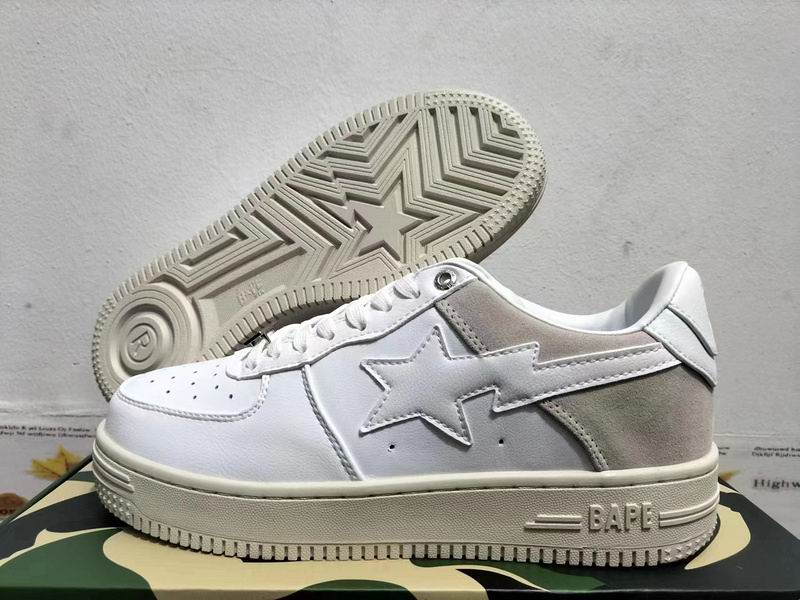 BAPE STA Low-Top Sneakers – White-Based Colorways
