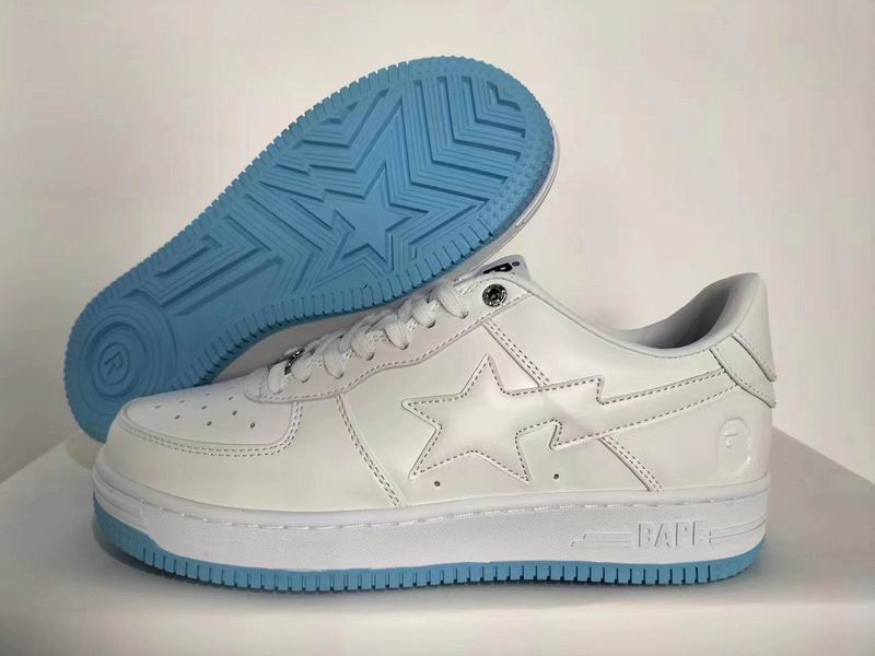 BAPE STA Low-Top Sneakers – White-Based Colorways