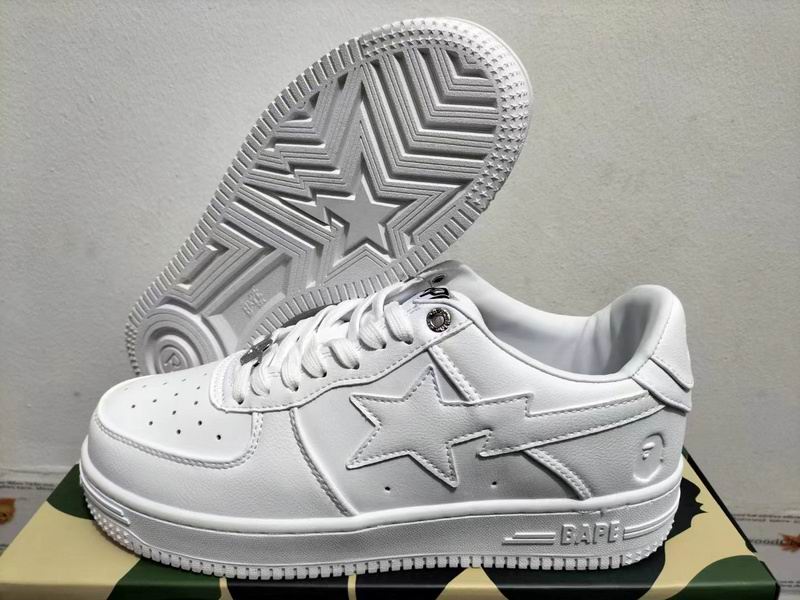 BAPE STA Low-Top Sneakers – All White