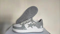 BAPE STA Low-Top Sneakers – Grey & White