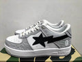 BAPE STA Low-Top Sneakers – Grey, White & Black