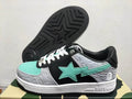 BAPE STA Low-Top Sneakers – Mint Green, Grey & Black